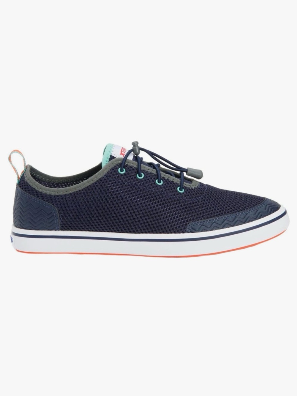 XTRATUF Men's Navy Slip-Resistant Boat Shoes Size 10